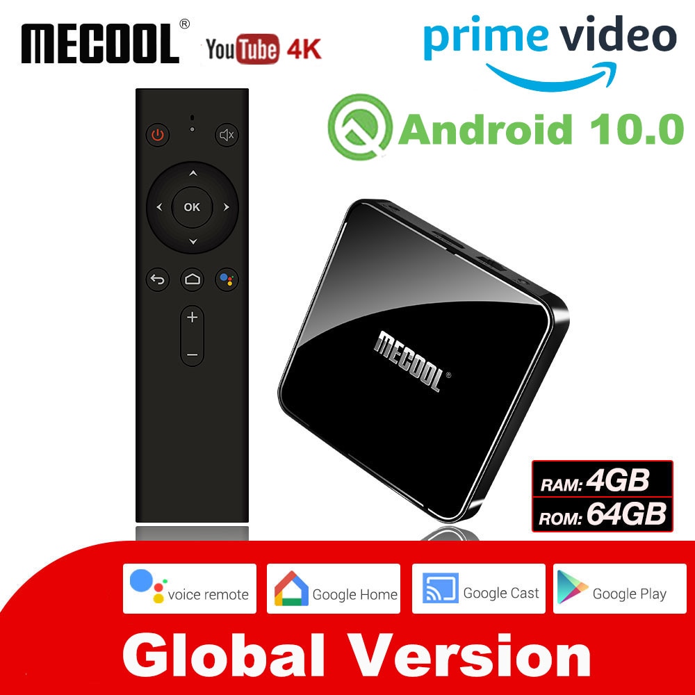 MECOOL-KM3 ȵ̵ 10.0 Ʈ TV ڽ, 4G DDR4 ..